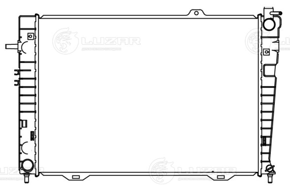 Радиатор охлаждения для автомобилей Tucson (04-)/Sportage (04-) 2.0D MT (тип Doowon)