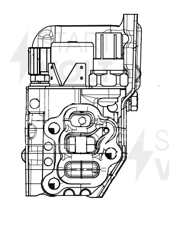 Клапан электромагнитный регулировки фаз ГРМ для автомобилей Honda Accord VII (03-)/CR-V III (07-) 2.0i/2.4i впускной