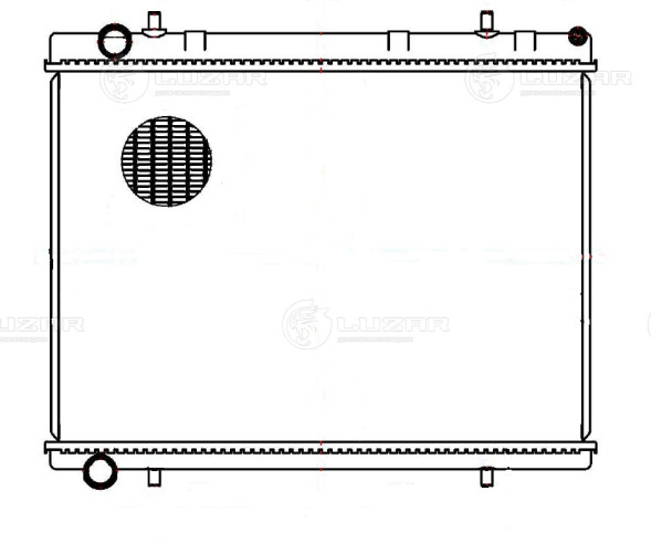 Радиатор охлаждения для автомобилей Peugeot 307 (00-)/308(07-)/Citroen C4 (04-) 1.6HDi/2.0i