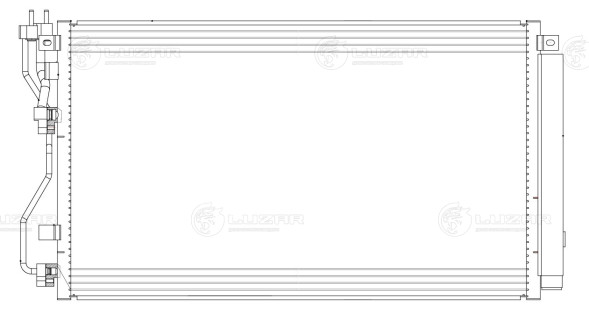 Радиатор кондиционера для автомобилей Optima (15-) 2.0i/2.4i AT