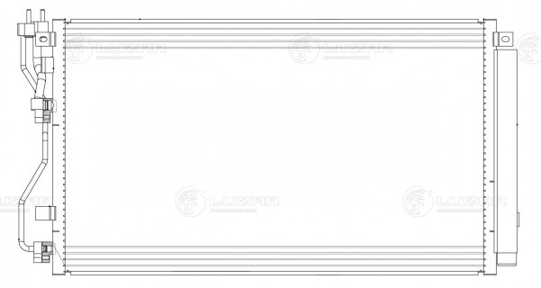 Радиатор кондиционера для автомобилей Optima (15-) 2.0i/2.4i AT