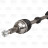 Привод передний левый для автомобилей Nissan Qashqai J10 (06-) 1.6i CVT 2WD