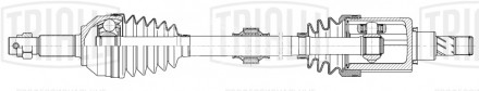 Привод передний левый для автомобилей Nissan Qashqai J10 (06-) 1.6i CVT 2WD