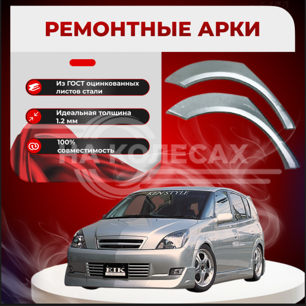 Задние арки Toyota Opa