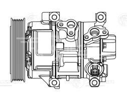 Компрессор кондиционера для автомобилей Avensis (03-) 1.6i/1.8i