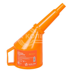 Воронка разборная D-120мм с угловым носиком, L=150мм, латунная сетка