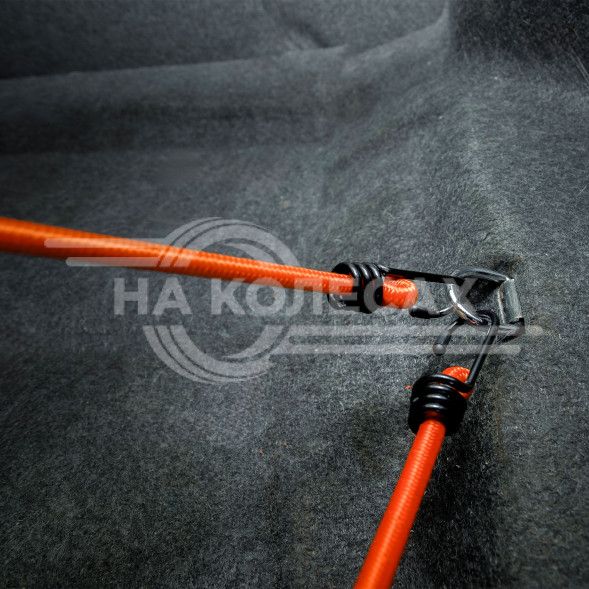 Резинки-стяжки набор 10 шт. 80 см, D-8 мм (металлические крючки)