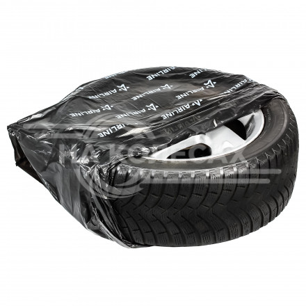 Пакеты для колес R12-22 PRO, 4 шт в пакете, 115x115 см,  ПНД повыш.прочн. 25 мкм, черн.