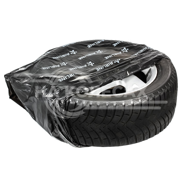 Пакеты для колес R12-22 PRO, 4 шт в пакете, 115x115 см,  ПНД повыш.прочн. 25 мкм, черн.