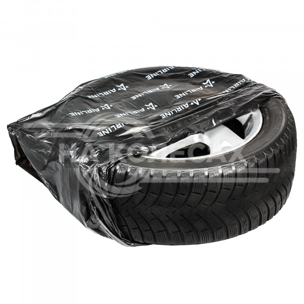 Пакеты для колес R12-22 PRO, 4 шт в пакете, 115x115 см,  ПНД повыш.прочн. 25 мкм, черн.