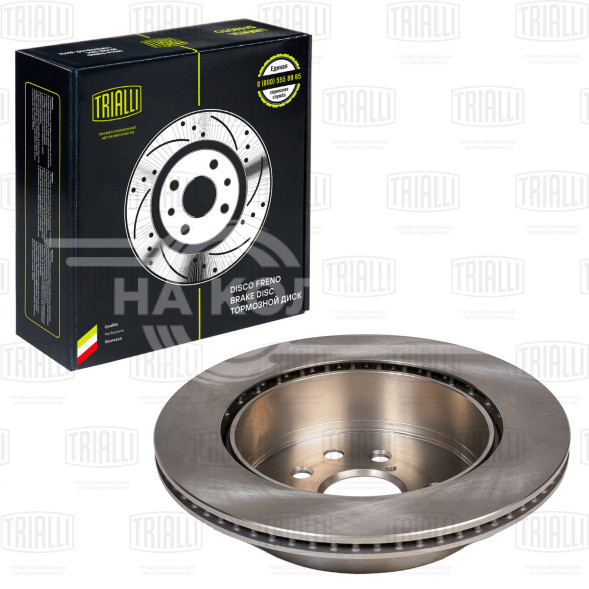 Диск тормозной задний для автомобилей Lexus IS (05-) / GS (05-) d=310 окрашенный