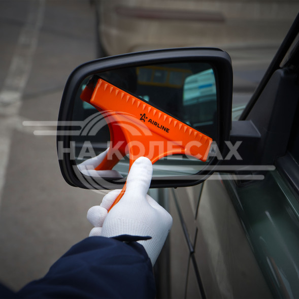 Водосгон с резиновым лезвием со скребком (16 см)