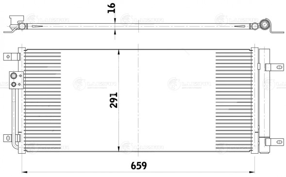 Радиатор кондиционера для автомобилей Tiggo 4 (17-)/7 (16-)/7 Pro (20-)/8 (18-) 1.5T
