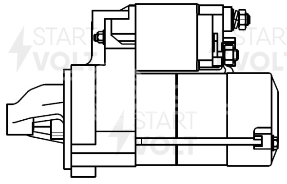Стартер для автомобилей Toyota Corolla E15 (06-)/Rav 4 A30 (08-) 1.6i/2.0i 1кВт