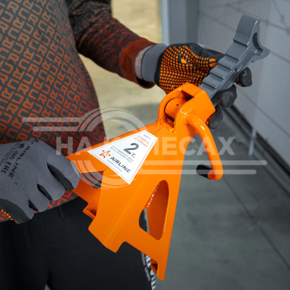 Стойка опорная 2т 262-412мм, зубчатый механизм, 2 шт.