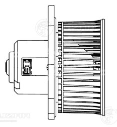 Электровентилятор отопителя для автомобилей Nissan Patrol (Y61) (97-)
