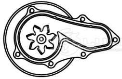 Насос водяной для автомобилей Honda CR-V (12-) 2.4i [K24Z9]