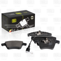 Колодки тормозные для автомобилей Volkswagen Transporter T5 (03-) дисковые передние для тормозной системы Ate (в комплекте с датчиком)