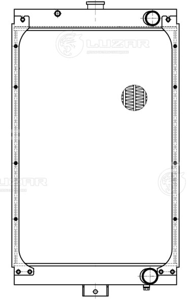 Радиатор охлаждения для автомобилей Урал Next 7470-5511 с дв. ЯМЗ 653