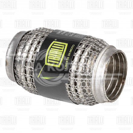 Виброкомпенсатор выхлопной трубы (Гофра) 50x120 Hydra/Wire Mesh (нержавеющая сталь)
