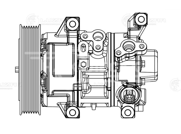 Компрессор кондиционера для автомобилей Avensis (03-) 2.0i/2.4i