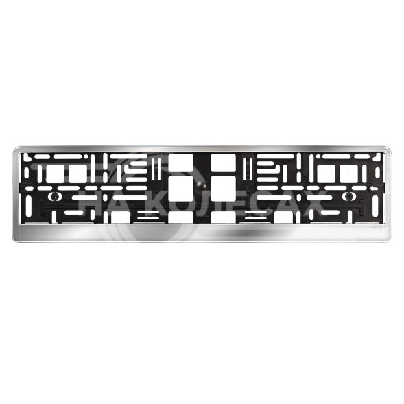 Рамка под номерной знак &quot;Хром&quot;, с планкой