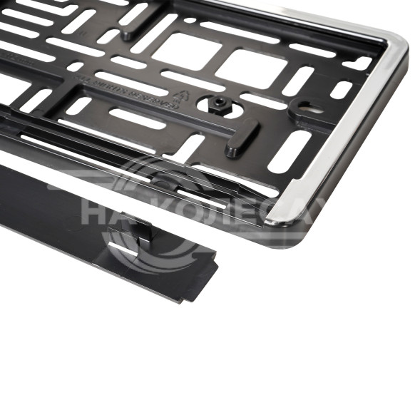 Рамка под номерной знак &quot;Хром&quot;, с планкой