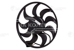 Электровентилятор охлаждения для автомобилей Chevrolet Aveo T300 (11-)/Opel Mokka (13-) (без кожуха; с резистором)