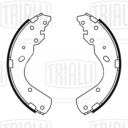 Колодки тормозные для автомобилей Ford Ranger (98-)/Mazda BT-50 (06-) барабанные 295x56
