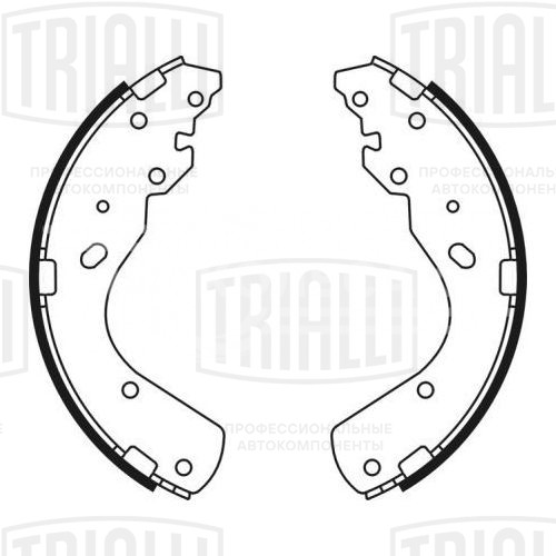 Колодки тормозные для автомобилей Ford Ranger (98-)/Mazda BT-50 (06-) барабанные 295x56