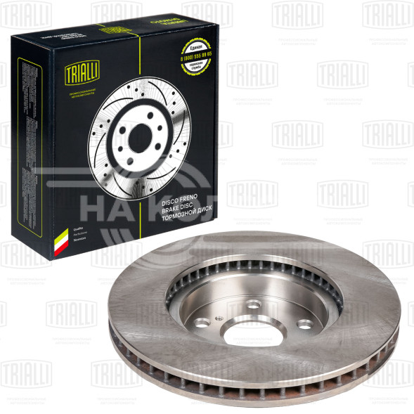 Диск тормозной передний для автомобилей Lexus IS (05-)/IS (13-) d=296 окрашенный