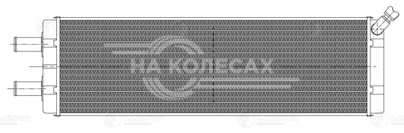 Радиатор отопителя (фронтального) для автомобилей МАЗ 103/105 (07-) (алюминиевый, с краном)