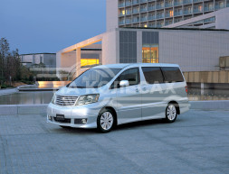 Внешние ремонтные пороги Toyota Alphard 1дорест