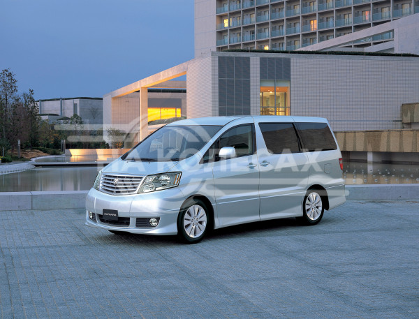 Внешние ремонтные пороги Toyota Alphard 1дорест