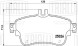 Колодки тормозные для автомобилей Mercedes A (W176) (12-)/B (W246) (13-) дисковые передние (в комплекте с датчиком)