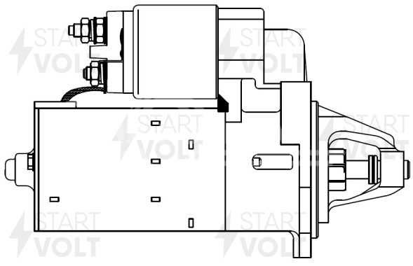 Стартер для автомобилей VAG 80 (86-)/100 (86-) 2.0i 1,4кВт