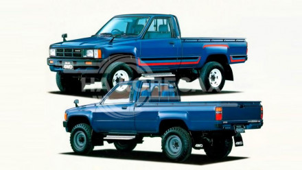 Полные ремонтные пороги Toyota Hilux 4