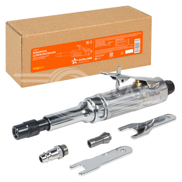 Машинка шлифовальная пневматическая 240мм, 20000 об/мин прямая удлинённая