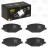 Колодки тормозные дисковые передние для автомобилей Geely Coolray (18-)