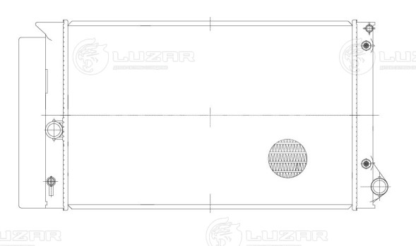 Радиатор охлаждения для автомобилей Corolla (07-)/Auris (09-) 1.6 4AT