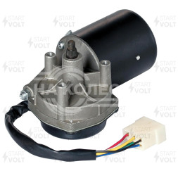 Моторедуктор стеклоочистителя для автомобилей КамАЗ/МАЗ/КрАЗ/БелАЗ (тип КЗАЭ)