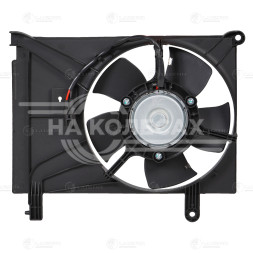 Электровентилятор кондиционера для автомобилей Chevrolet Lanos (97-) (с кожухом)