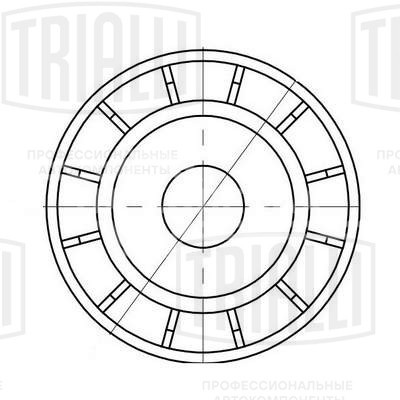 Ролик приводного ремня для автомобилей Opel Astra H (04-)/Corsa D (06-) 1.3d (только ролик натяжителя) (CM 5300)