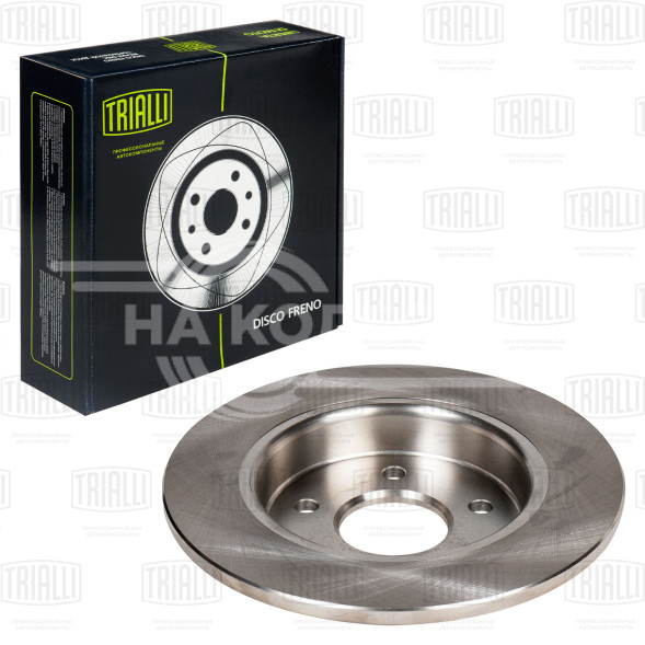 Диск тормозной задний для автомобилей Ford Focus (04-) d=265 окрашенный