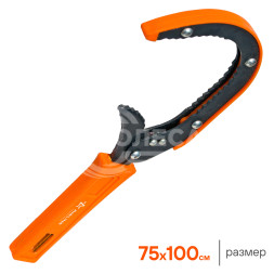 Съемник масляного фильтра "Зажим" 75-100мм (AK-F-01)