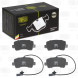 Колодки тормозные для автомобилей Renault Master III (10-) дисковые задние (для одиночной ошиновки) с 2 датчиками