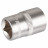 Головка торцевая 1/2&quot; DR шестигранная 17мм пласт. подвес