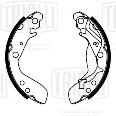 Колодки тормозные для автомобилей Honda Jazz (01-) барабанные 180x31