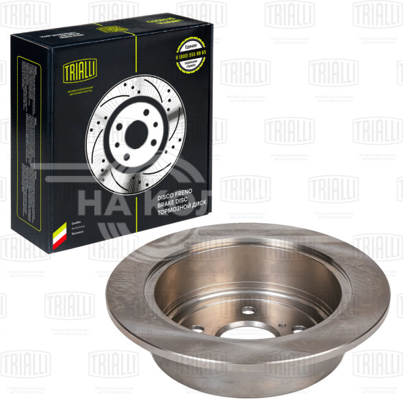 Диск тормозной задний для автомобилей Lexus RX (03-) / Toyota Harrier (03-) d=288 окрашенный