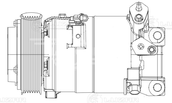 Компрессор кондиционера для автомобилей Nissan Teana (J32) (08-)/Murano (Z51) (08-)